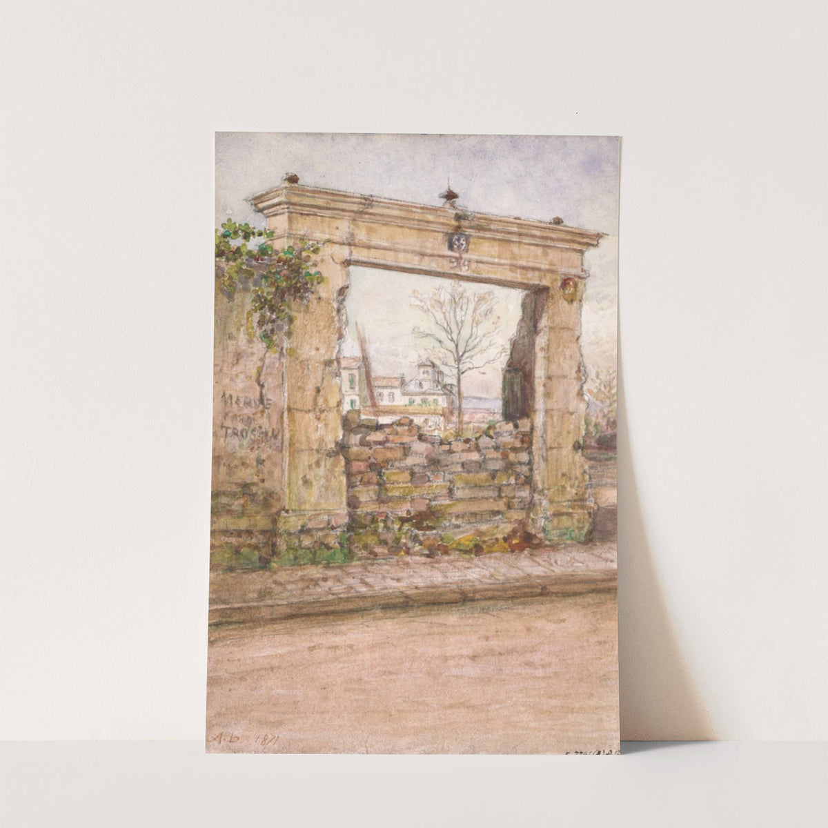 A la porte de Clignancourt by Jean-Baptiste-François Arnaud-Durbec