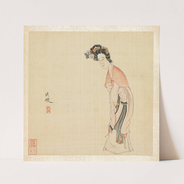 A Lady (1598-1652) by Chen Hongshou