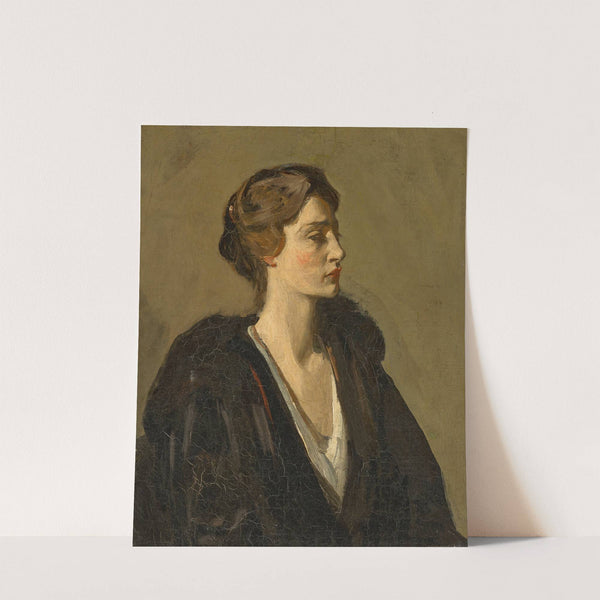 A Lady in Black (Lady Gwendeline Spencer-Churchill) by Sir John Lavery