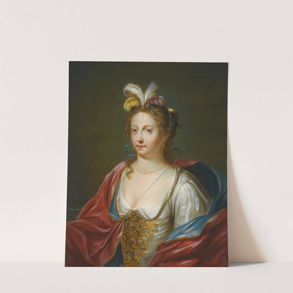 A Lady In Oriental Dress by Balthasar Beschey