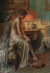 A lady in the boudoir