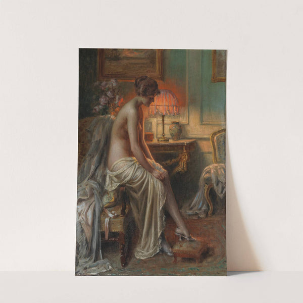 A lady in the boudoir by Delphin Enjolras
