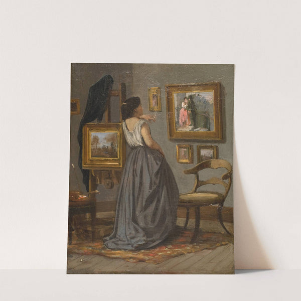A Lady in the Studio by David Jacobsen