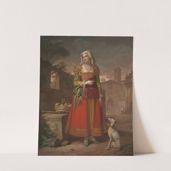 A Lady of Petrella, in the Kingdom of Naples by George James