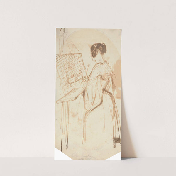 A Lady Painting by Sir Francis Grant