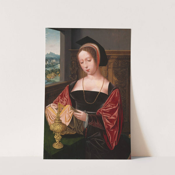 A Lady Reading (Saint Mary Magdalene) (About 1530) by Master of the Female Half-Lengths
