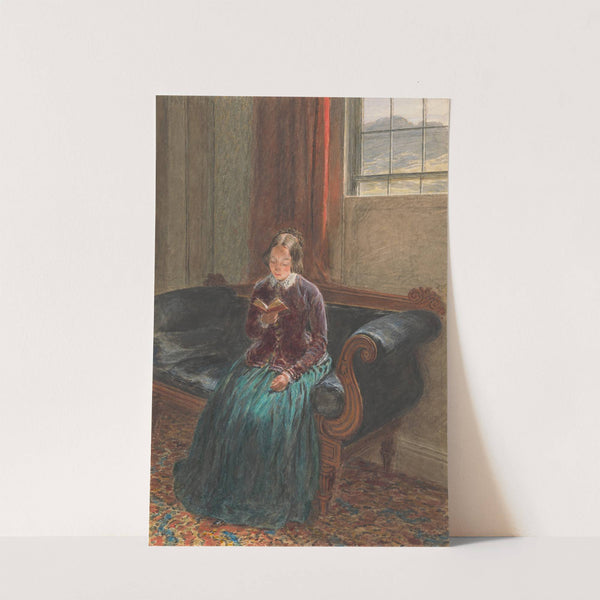 A Lady Reading by William Henry Hunt