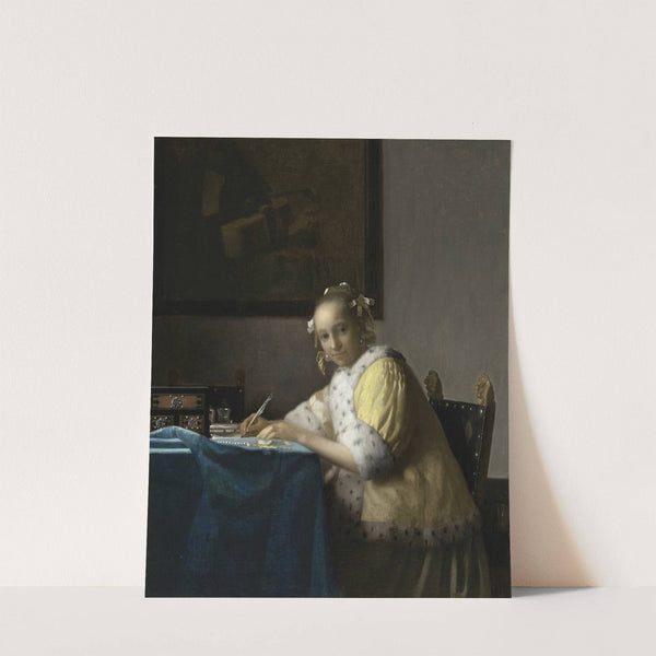 A Lady Writing by Johannes Vermeer