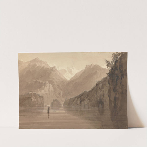 A Lake in Norway (ca. 1825) by Francis Danby