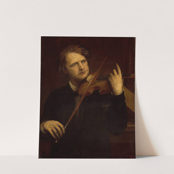 A Lamplight Study; Herr Joachim by George Frederic Watts