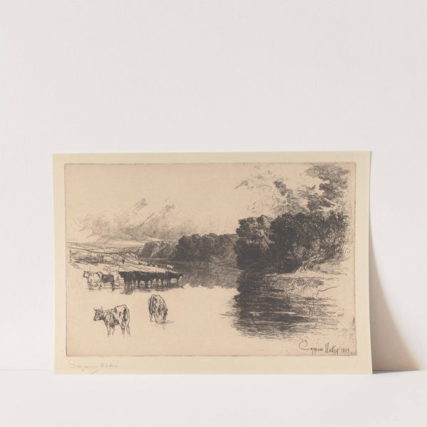 A Lancashire River by Francis Seymour Haden