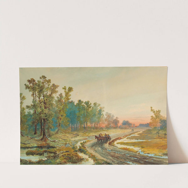 A Landscape after the Rain at Sunset by Nikolai Nikolaevich Karazin