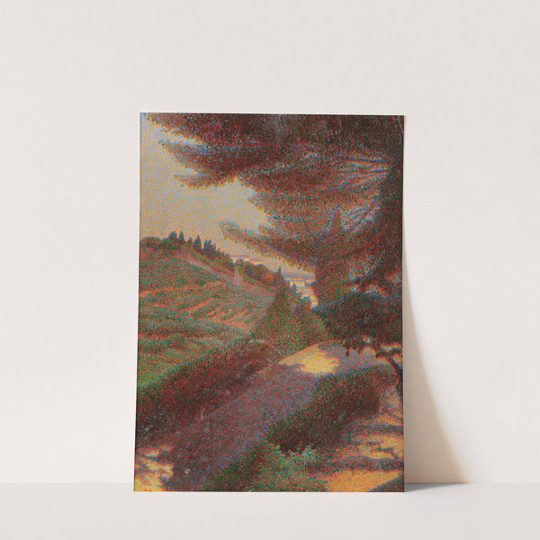 A Landscape at Dusk by Alberto Bonomi