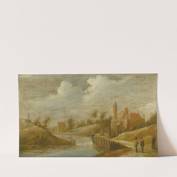 A Landscape With A Castle By A Small River by Follower of David Teniers the Younger