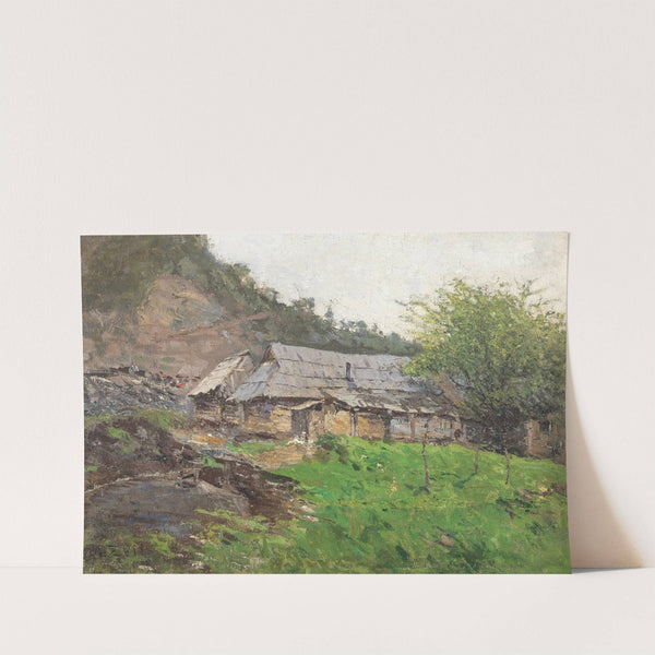 A Landscape with a Hut by Alfred Zoff