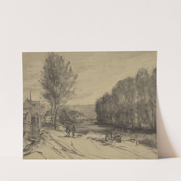 A Landscape with a River by French School