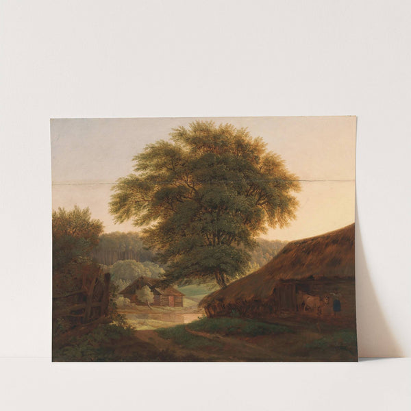 A Landscape with a Tree by Antonín Mánes