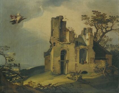 A Landscape With Ruins, With The Rape Of Ganymede