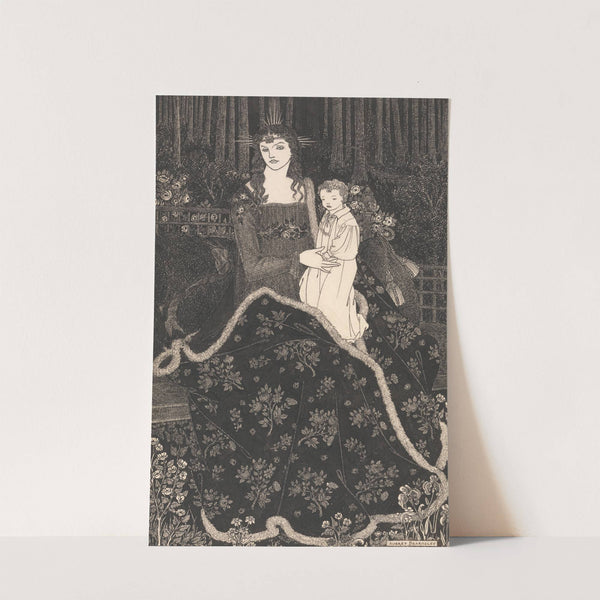 A Large Christmas Card (1895) by Aubrey Vincent Beardsley