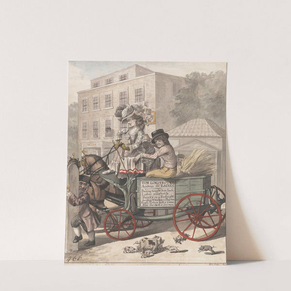 A Lesson Westward, or, A Morning Visit to Betsy Cole (1782) by Robert Dighton