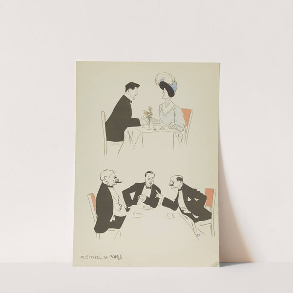 A l’hôtel de Paris (1909) by Georges Goursat (Sem)