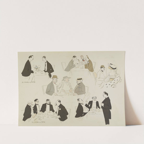 A l’Hotel de Paris (1909) by Georges Goursat (Sem)