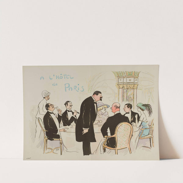 A l’Hôtel de Paris (1913) by Georges Goursat (Sem)