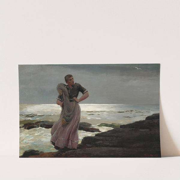 A Light on the Sea by Winslow Homer