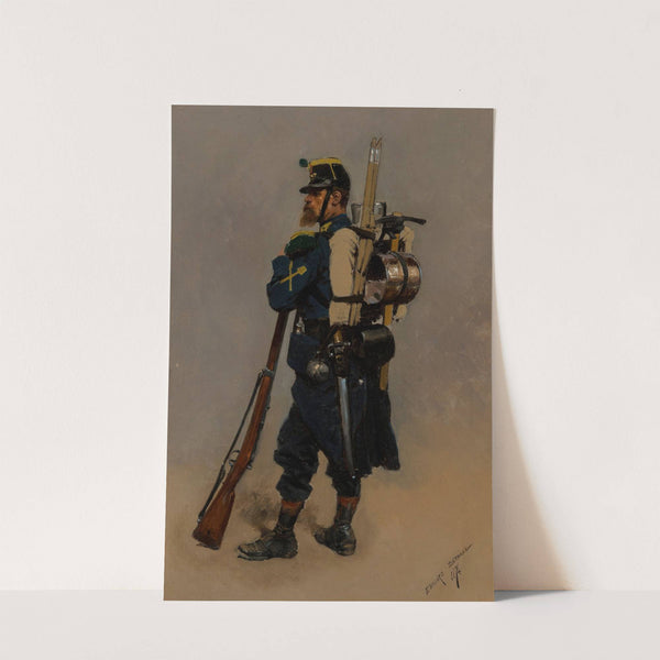 A line engineer from the Franco-Prussian War by Jean-Baptiste Édouard Detaille