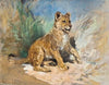 A lion cub