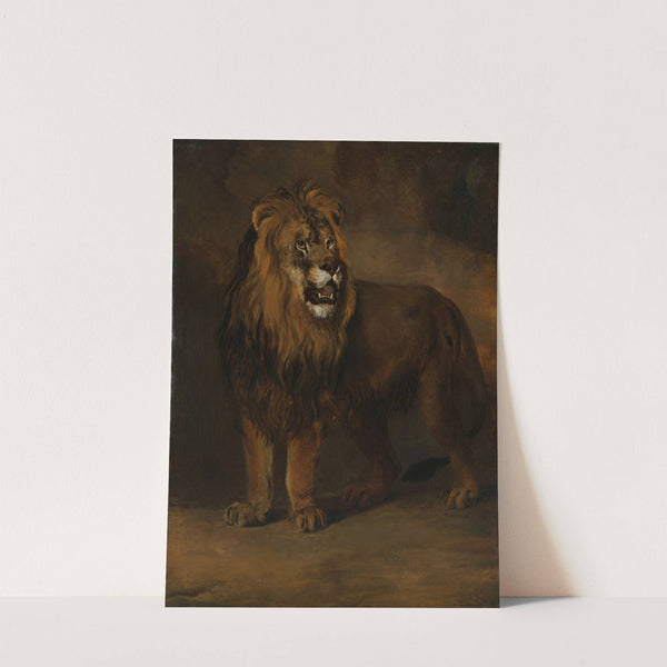 A Lion from the Menagerie of King Louis Napoleon, 1808 by Pieter Gerardus van Os