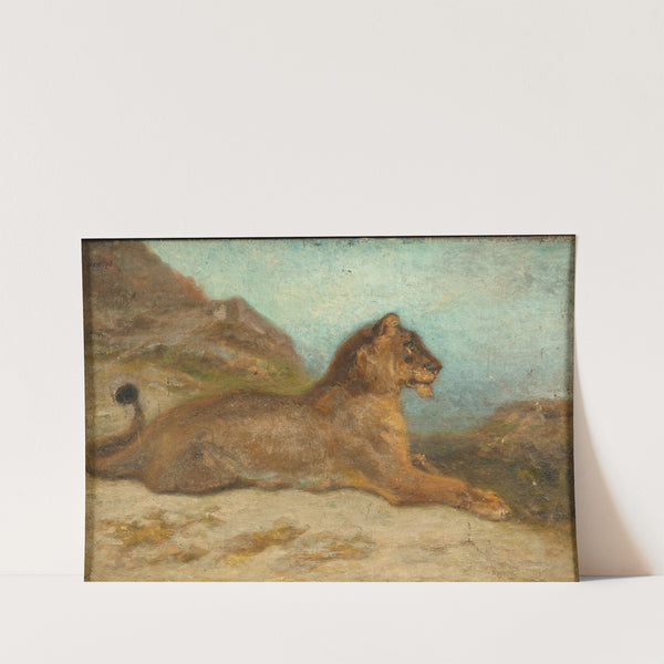 A lioness by Antoine-Louis Barye