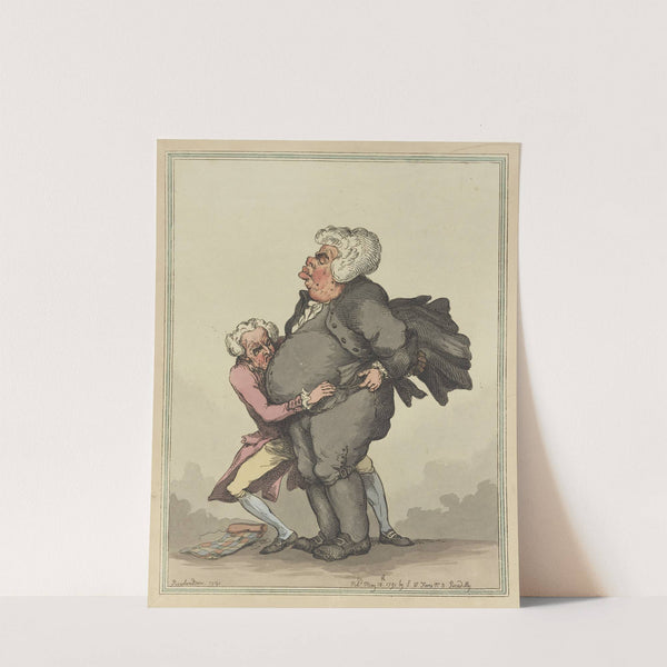 A little bigger (1791) by Thomas Rowlandson