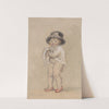 A Little Boy with Red Shoes (Child with Red Shoes and a Top Hat) by James Ward