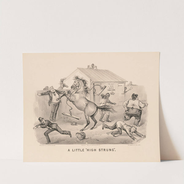 A little ‘high strung’ (1879) by Thomas Worth