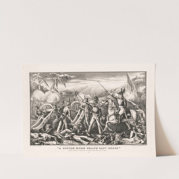 ‘A little more grape Capt. Bragg’ – General Taylor at the Battle of Buena Vista, Feby 23d, 1847 (1847) by John Cameron