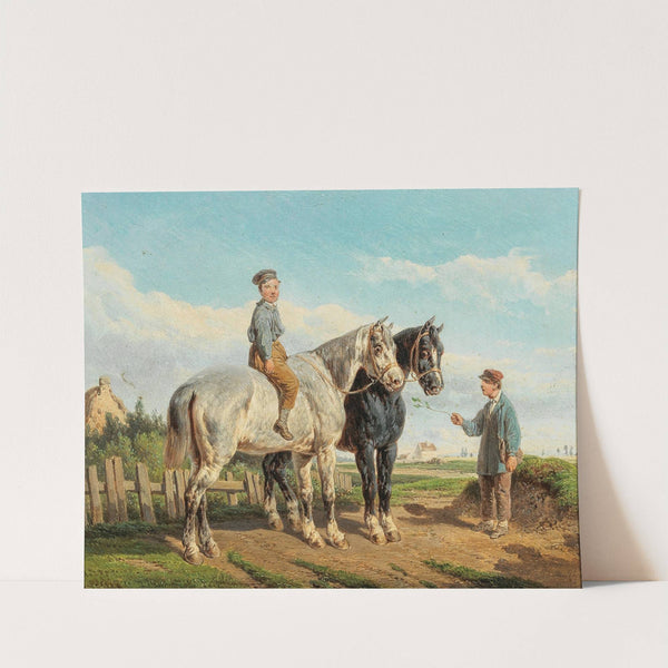 A Little Treat (1865) by Bernard Edouard Swebach