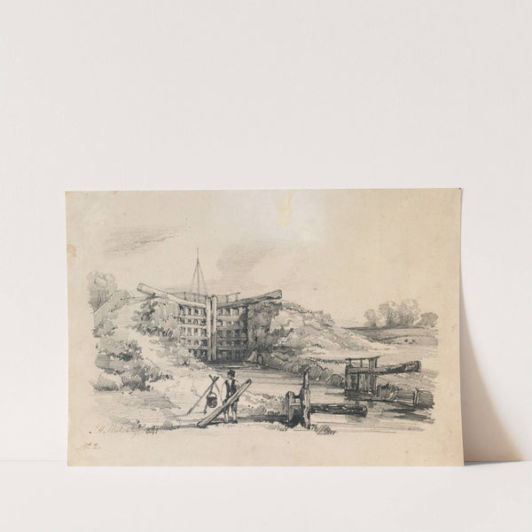 A Lock Gate by Jeremiah Hodges Mulcahy