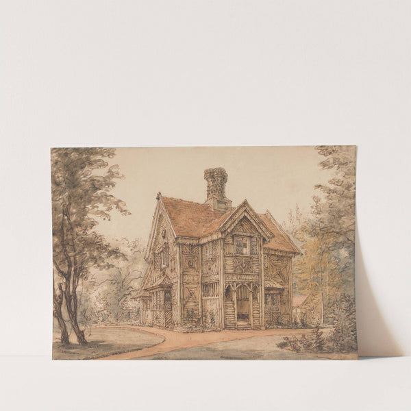 A Lodge at Cassiobury by William Henry Hunt