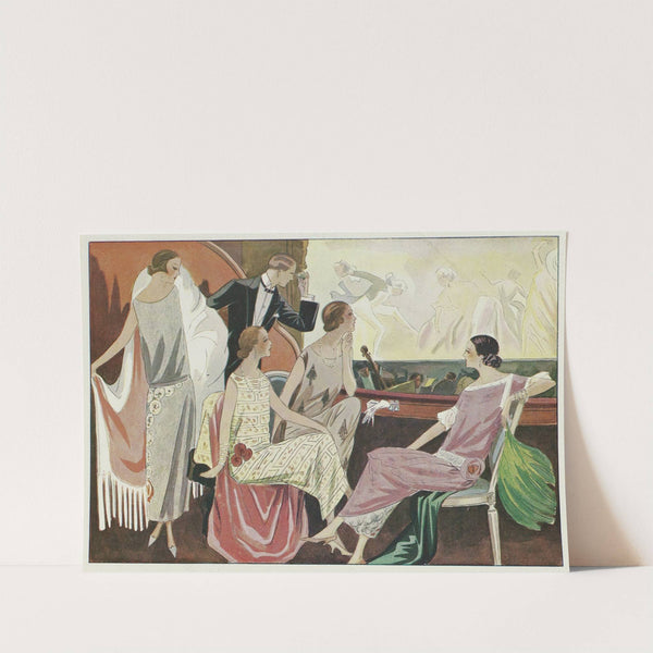 A L'Opéra-Comique by Anonymous