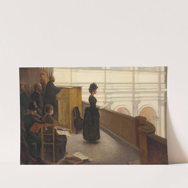 À l’orgue (circa 1885) by Henry Lerolle