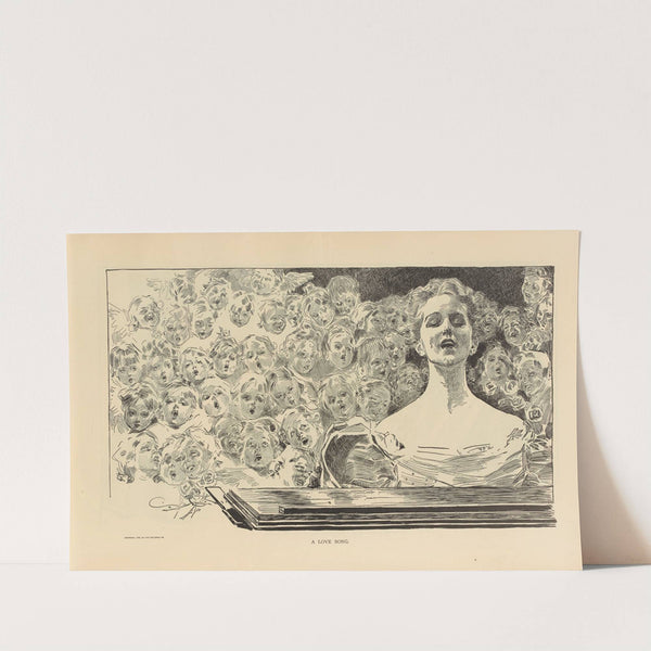 A love song (1893-1900) by Charles Dana Gibson