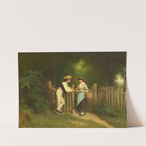 A lover's token by Charles Moreau