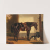 A Loyal Friend in the Horse Stable by Wouterus Verschuur