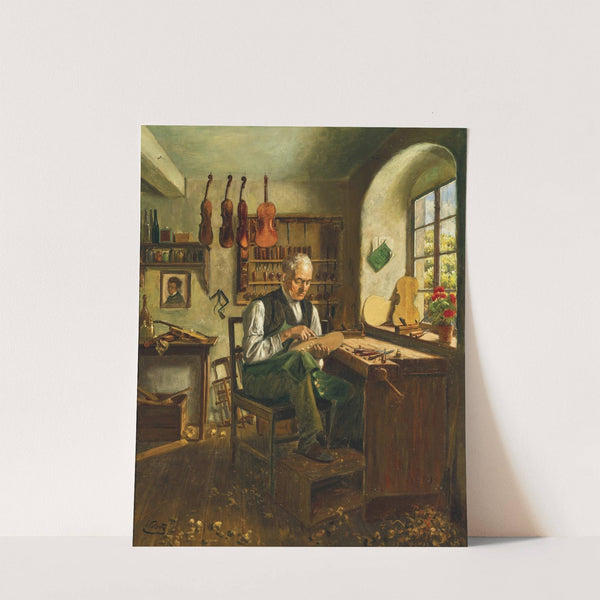 A Luthier by Ludwig Valenta