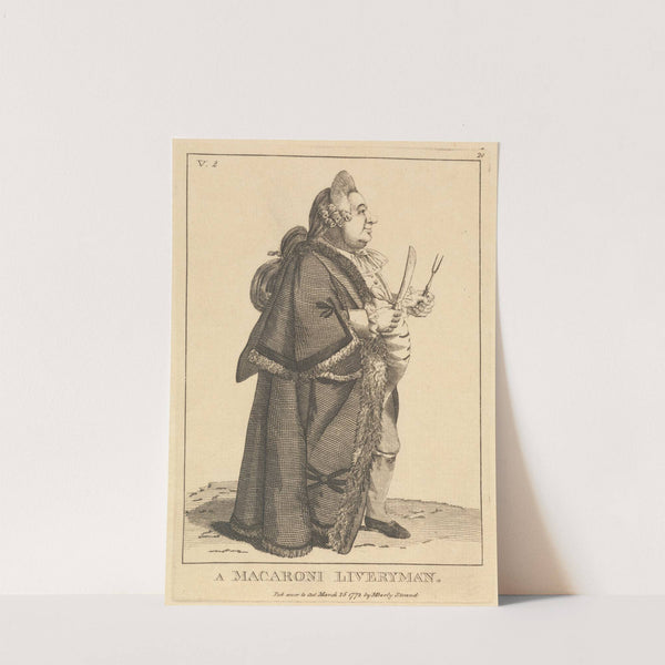 A Macaroni Liveryman by Mary Darly