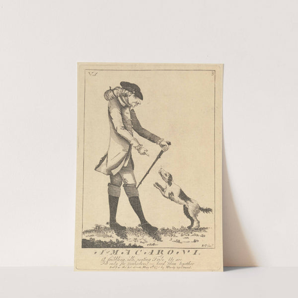 A Macaroni by Mary Darly