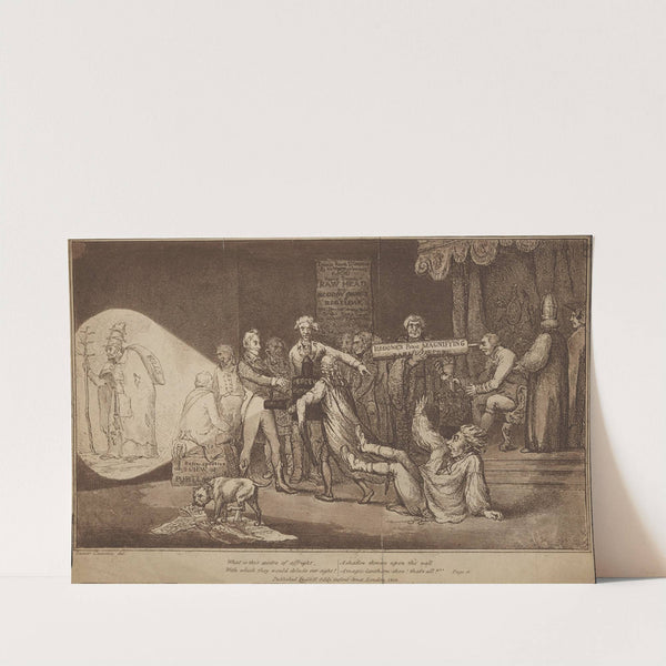 A magic lantern. (1808)