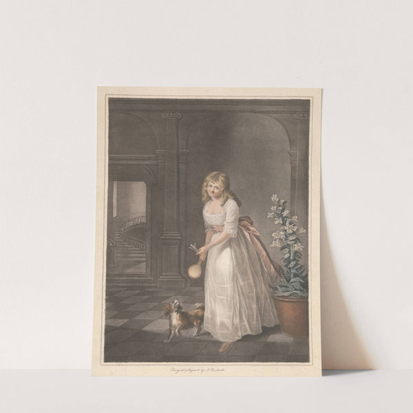 A Maid – Une Pucelle (1791) by John Raphael Smith