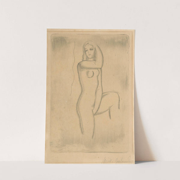 A Maiden Nude by Mikuláš Galanda